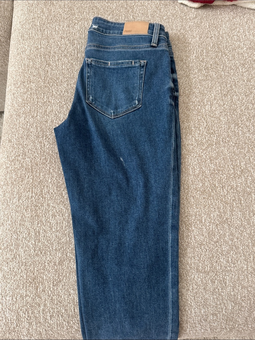 Women’s PAIGE Straight-Leg Denim Jeans in Dark Blue
